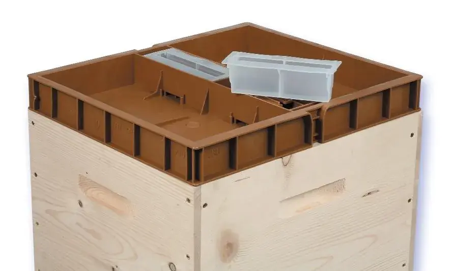 Achetez Aujourd&rsquo;hui Nourrisseur couvre-cadres plastique Langstroth Nicot 7L