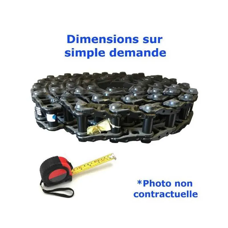 Chaîne acier nue pour Chargeur CASE 1000D Jusqu&rsquo;à Épuisement Des Stocks