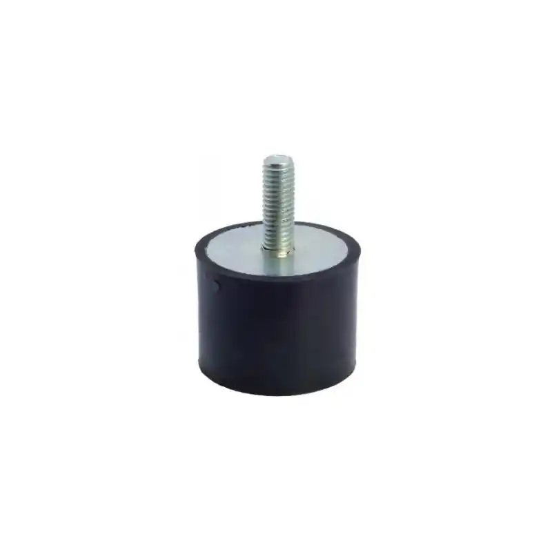 Acheter En Ligne PLOT ANTIVIBRATOIRE CYLINDRIQUE CAOUTCHOUC Ø80 HT80 M/ M14
