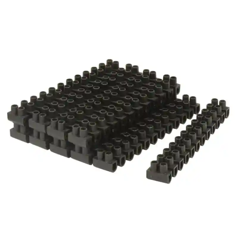 10 BARRETTES 12 PLOTS DOMINO DIAM 2.5MM2 Commande En Gros