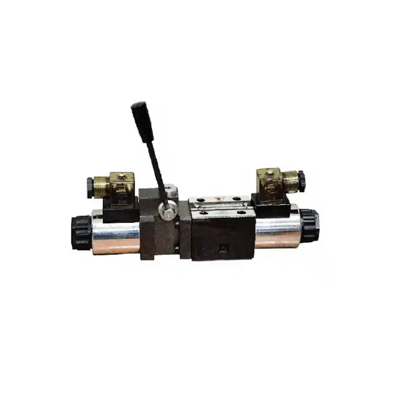 Remise Electrodistributeur 110 VAC NG6 avec levier centre Y en ABP – ferme sur P