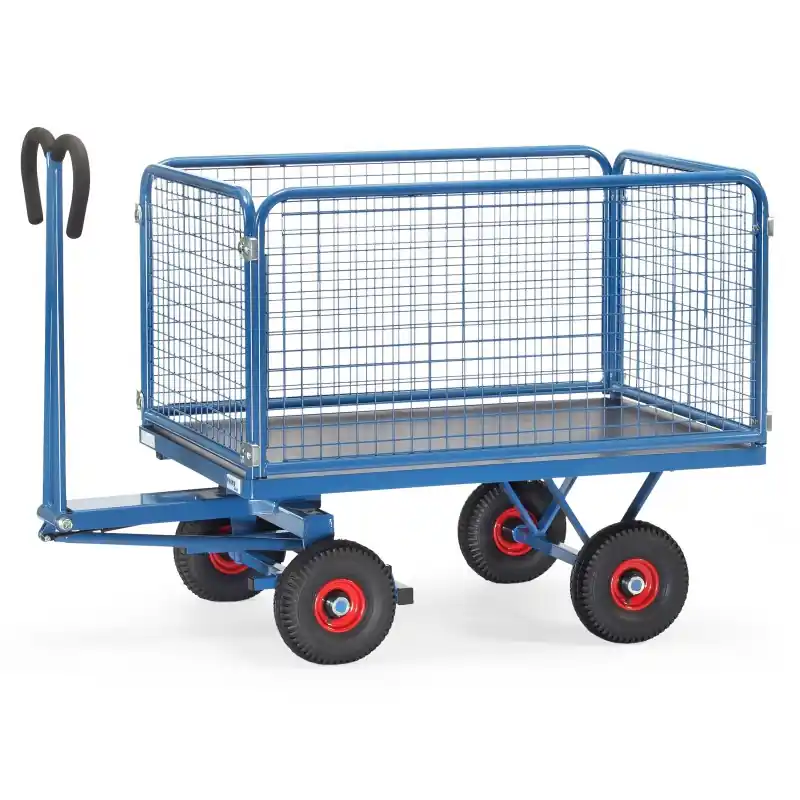 Bon Plan Char a bras 4 ridelles en treillis de H 600 mm – 6433L – FETRA Char a bras 4 ridelles en treillis de H 600 mm