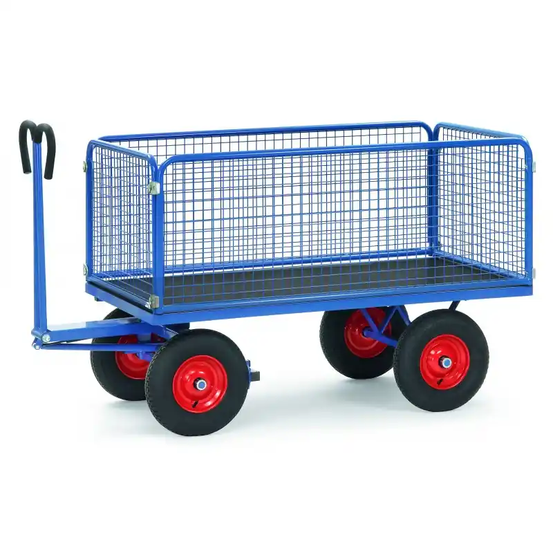 Nouveauté Char a bras 4 ridelles en treillis de H 600 mm – 6435L – FETRA Char a bras 4 ridelles en treillis de H 600 mm